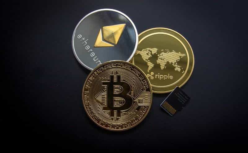Cryptocurrencies such as Bitcoin, Ethereum and Ripple.