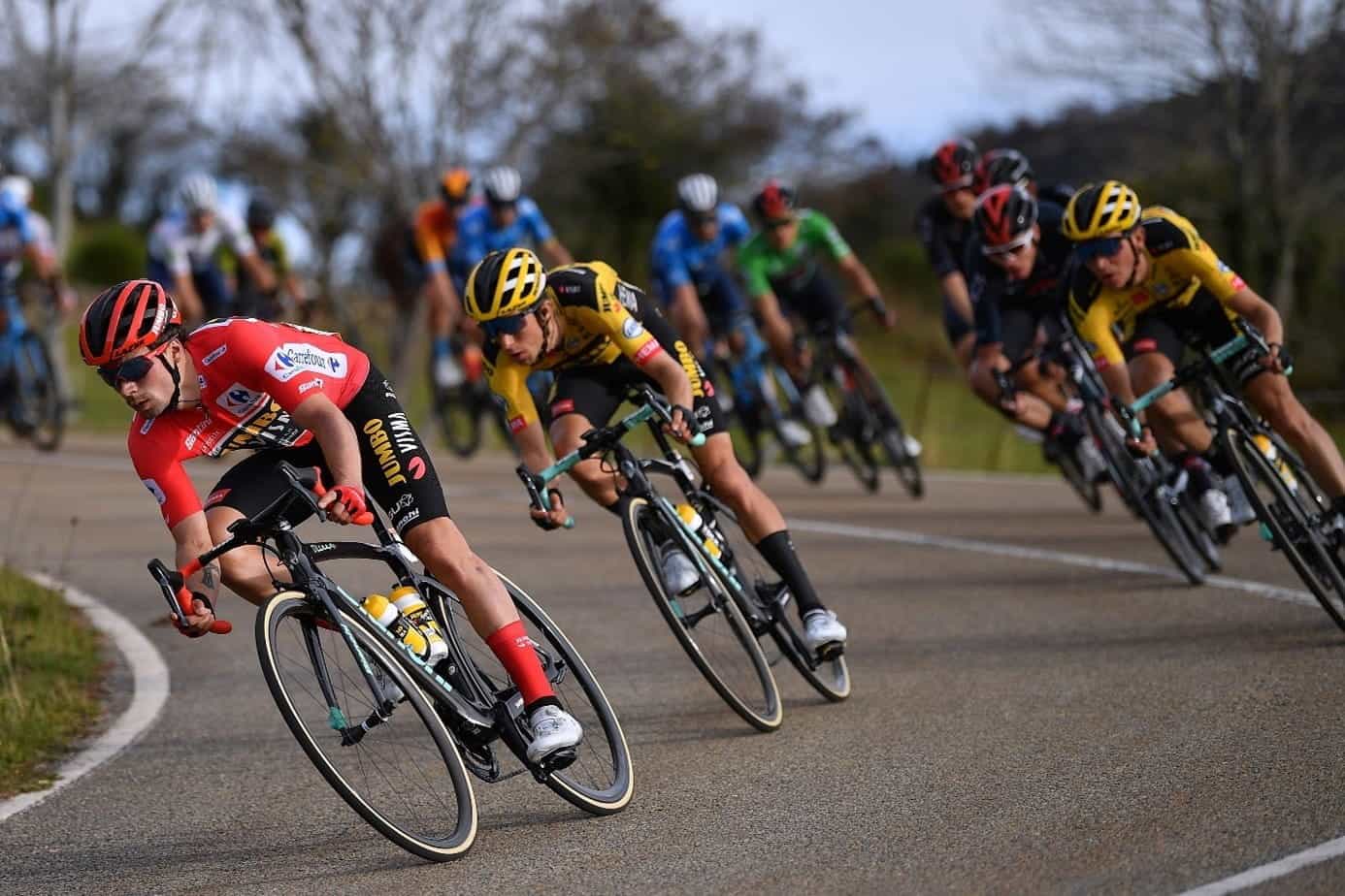 Riders in the 2020 Vuelta a Espa?a.